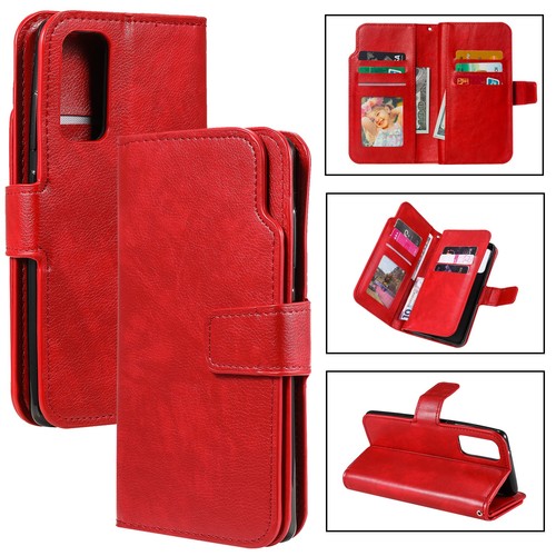 Card leather flip wallet - card,