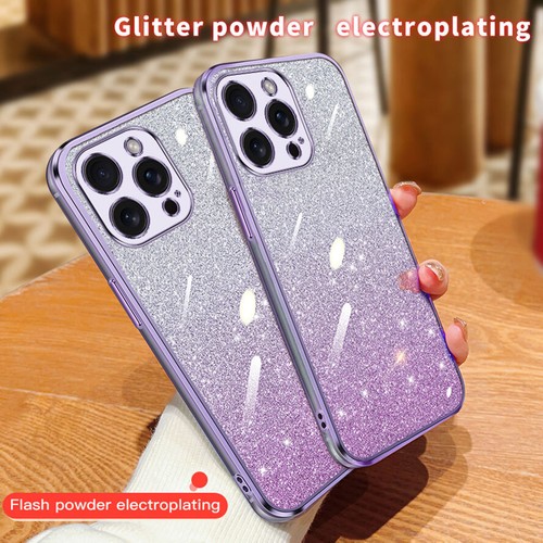 Purple bling glitter case - bling, for