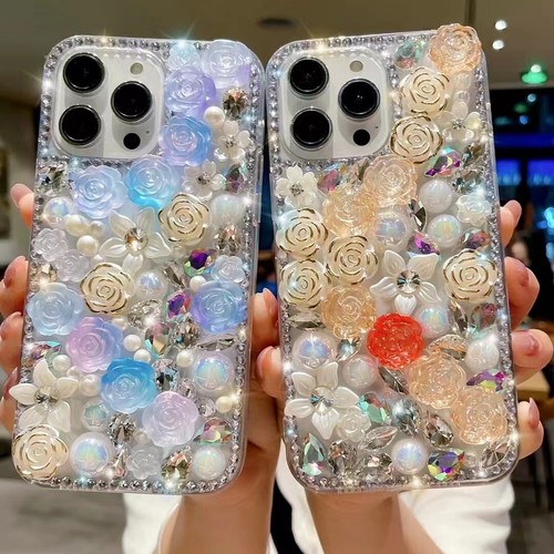 Luxury flower glitter bling - luxury,