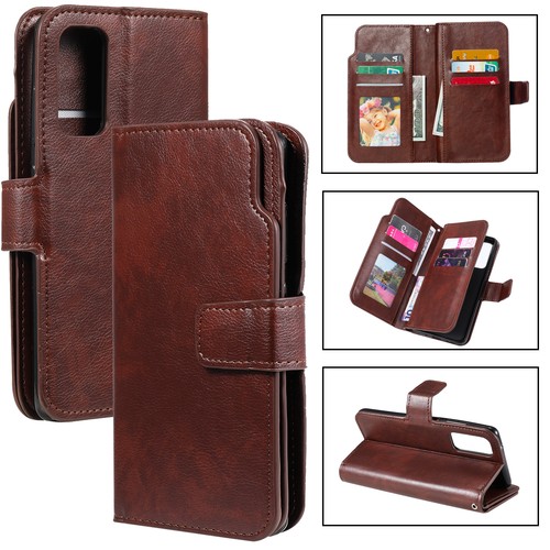 Leather card flip - leather, wallet