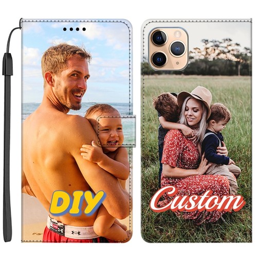 Custom flip leather wallet - flip,